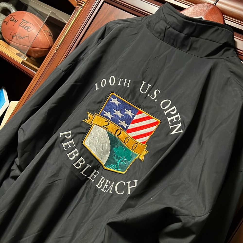 Vintage Men’s Golf 2000 100th US Open Pebble Beach,Ca Golf Course Classic Jacket - Picture 3 of 8